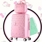 儿童旅游箱女童卡通拉杆箱子，儿童20寸韩版可爱公主，学k生行李箱包