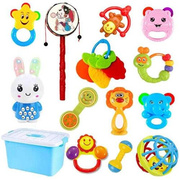 婴儿玩具摇铃套装0-1岁新生儿宝宝幼儿童早教，故事机玩具手摇铃鼓