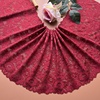 欧式红色高弹力蕾丝辅料装饰花边面料窗帘拼接裙子DIY布料宽23cm