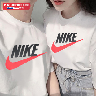 NIKE耐克T恤女情侣短袖男夏季女士运动服透气女装体恤衫七夕