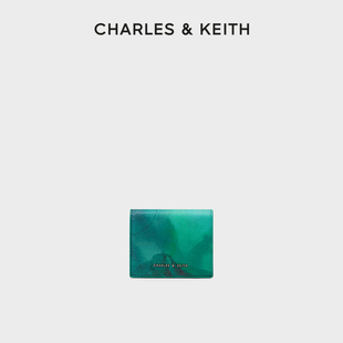 charles&keith实用ck6-10701210-2女士，复古晕染零钱包卡包
