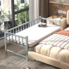 铁艺儿童床带延边无缝衔接加高护栏婴儿安全防摔大人可睡单人小床