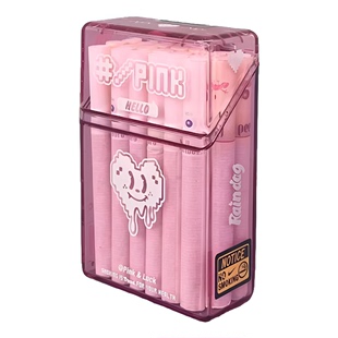 20支装粗烟烟盒套潮透明粉色创意个性送男友女士时尚防压防水便携