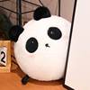 可爱熊猫抱枕沙发客厅猫咪，靠枕床头靠垫，圆形枕头办公