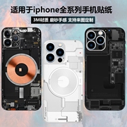 适用于iphone15/14/13/12promax手机贴纸15pro后盖背贴14plus磨砂镜头彩膜Nothing15 pro max边框保护贴膜