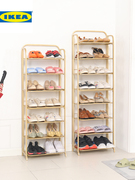 宜家乐鞋架家用进门口简易大容量，小户型收纳储物鞋柜简约防尘