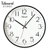 telesonic天王星静音挂钟客厅石英，钟表卧室简约时尚北欧风壁钟表