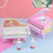 创意diy钢琴音乐盒，材料包儿童手工制作八音盒，女孩生日礼物套装