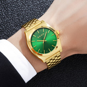 瑞士轻奢TopWhit防水男表女士手表超薄绿鬼直播货源钢带金表