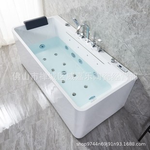 直供亚克力按摩浴缸恒温1.3米1.4米1.5米1.6米1.7米1.8米浴盆