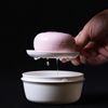 日本进口inomat洗脸便携香皂盒架带盖密封防水肥皂盒旅行沥水创意