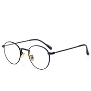 复古眼镜框d日系超轻圆形可配近视眼镜女韩版金属小脸眼睛框镜架
