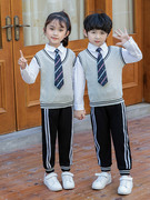 儿童小学生校服运动服套装，学院风幼儿园园，服春秋装三件套班服