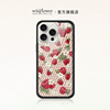 Wildflower树莓波点手机壳Raspberry Polka Dot适用苹果iPhone15/14/Pro/Max硬壳全包保护硅胶防摔欧美时尚wf