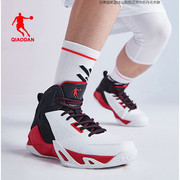 乔丹男高帮篮球鞋室内地板运动球鞋品牌体育生打球比赛战靴子