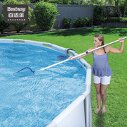 Bestway游泳池配件支架水池梯形水池抽水泵水池泵清洁套装