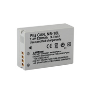。适用佳能NB-10L电池 G1X G15 SX40HS SX50HS G16 SX60相机电池