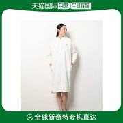 日本直邮LACOSTE 女士舒适棉质连衣裙 适合各种场合 显瘦直筒设计
