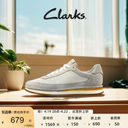 clarks其乐女士春夏时尚，拼色平底运动鞋，潮流舒适休闲女鞋