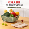 水果篮沥水篮可折叠厨房家用塑料收纳篮洗菜篮碗筷沥水架置物架子