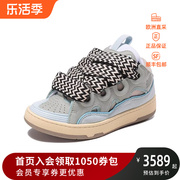 浪凡 LANVIN 女士皮CURB系带休闲运动鞋板鞋 FW SKDK02 DRAG A21