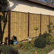 定制日式竹篱笆栅栏围栏，护栏庭院花园布置户外隔断门木造景护栏隔