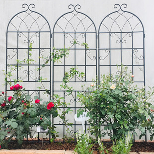 铁艺花架栅栏围栏篱笆，屏风隔断庭院户外架子，室外阳台花园装饰护栏