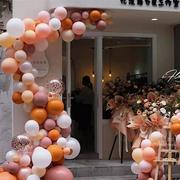 618年中促气球拱门开业气氛场景布置商场店铺门口装饰气球链