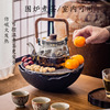 围炉煮茶家用室内取暖烤茶插电式电陶炉煮茶器煮茶炉玻璃茶壶套装