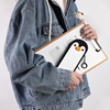 PUPU ALIENS可爱企鹅硅胶笔袋便携文具收纳包手拿包创意笔盒