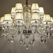 欧式水晶灯客厅吊灯简约现代卧室餐厅灯具，美式创意大气别墅灯