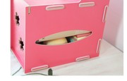 速发燕鸥DIY韩式创意木质桌面带抽屉整理架 储物盒 化妆品收纳盒1