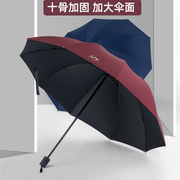 十骨晴雨伞两用男女黑胶防晒太阳伞简约遮阳伞定制印logo广告伞