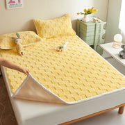 牛奶绒床垫软垫家用冬季珊瑚，绒褥子薄垫子保暖法兰绒加厚毯子床褥