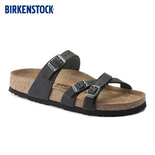 BIRKENSTOCK勃肯德国软木拖鞋舒适女款三扣凉拖Franca系列