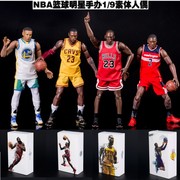 nba科比骑士詹姆斯乔丹库里哈登，19人偶关节，可动手办模型罗斯威少