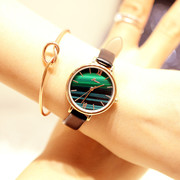 抖音同款时尚复古女士手表进口2035机芯罗马真(罗马真)皮带潮腕表