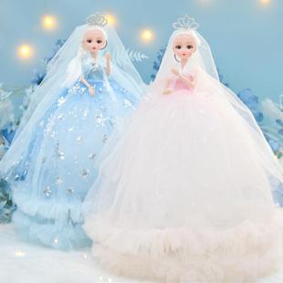 50CM婚纱雅德芭比娃娃洋娃娃创意搪胶公主女孩礼物儿童玩具