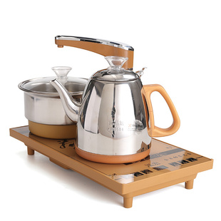 智能全自动上水电磁茶炉快速加热玻璃水壶煮茶器，茶艺炉三合一套装