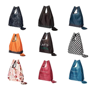 日本单便携可折叠环保袋超市购物袋小清新背心式手提袋轻巧收纳袋