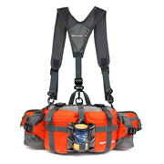 男女户外水壶腰包多功能旅行装备，登山运动旅游骑行背包斜挎双肩