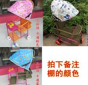婴儿伞车轻便折叠可坐躺式v宝宝幼儿童手推藤椅遮阳板便携夏天旅