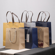 礼物袋牛皮纸袋手提袋袋，简约环保休闲茶壶背袋可定制购物袋