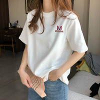 广东广州十三行女白色，短袖t恤