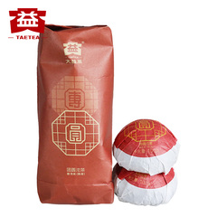 大益普洱茶 2022年2201批  团圆沱茶 熟茶100g*5沱/条 勐海茶厂