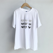 LD 140-170 女童短袖T恤夏季青少年夏装休闲上衣品牌撤柜中大童潮