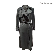 唯尚vesascollection女装风衣羊毛法式复古气质风衣式大衣A0306