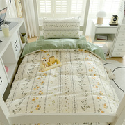 纯棉学生宿舍被套单人床上三件套床品儿童床单1.2米床上用品全棉