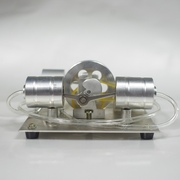 蒸汽机模型可改发电机usb，充电排量1.l超斯特林可教学礼物