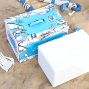 海鲜大闸蟹海产品礼盒大龙虾，包装盒纸盒泡沫箱高档空盒子